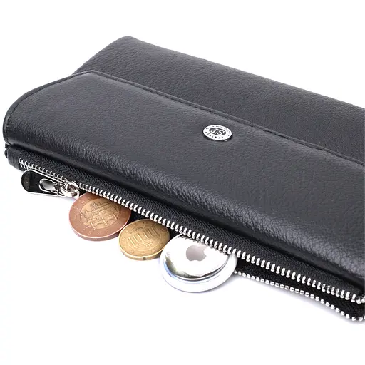 Жіночий шкіряний гаманець ST Leather 19.5х10.5х2 см acs0029413 - фото 6