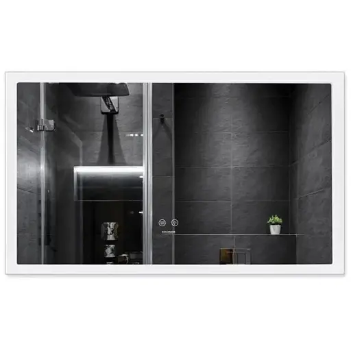 Дзеркало Kroner KRM Spiegel HR3 - 10060 з LED-підсвічуванням та антизапітнінням (CV030038) - фото 1