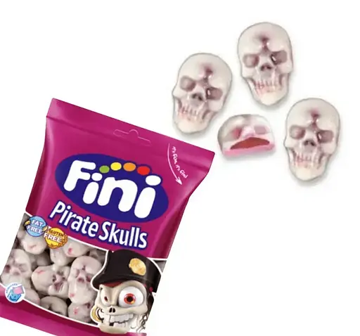 Желейні цукерки Fini Halloween Pirate Skulls 90 г - фото 2