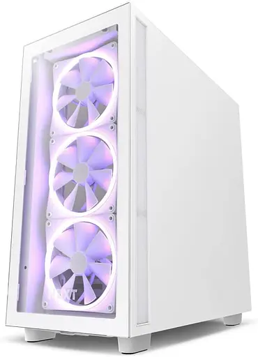 Корпус NZXT H7 Elite Tempered Glass White (CM-H71EW-01) Без БП Б/в - фото 2