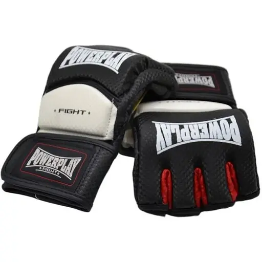 Рукавиці для MMA PowerPlay 3075 Black/White - XL - фото 1