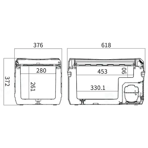 Компрессорный автохолодильник Alpicool NL30 (27 литров, LG Compressor) - фото 6