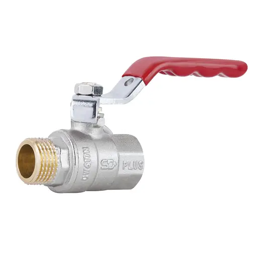 Кран шаровый SD Plus 1/2" ВН для воды (рычаг) SD605NW15PN40 - фото 1