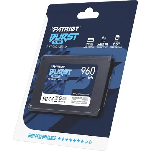 SSD накопитель Patriot Burst Elite 960 GB (PBE960GS25SSDR) [153125] - фото 5