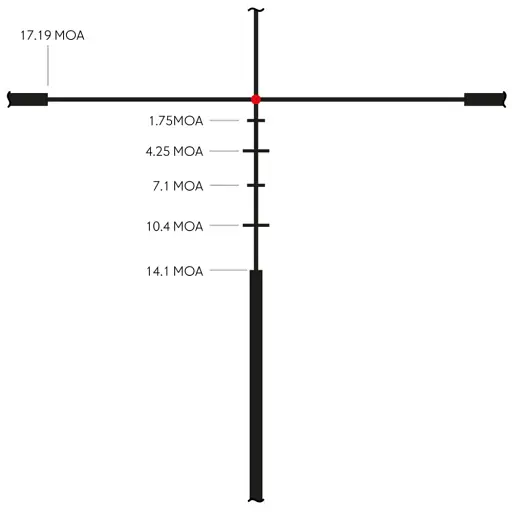 Прицел оптический Hawke Endurance FD 1.7-10x44 сетка LR2 с подсветкой - фото 5