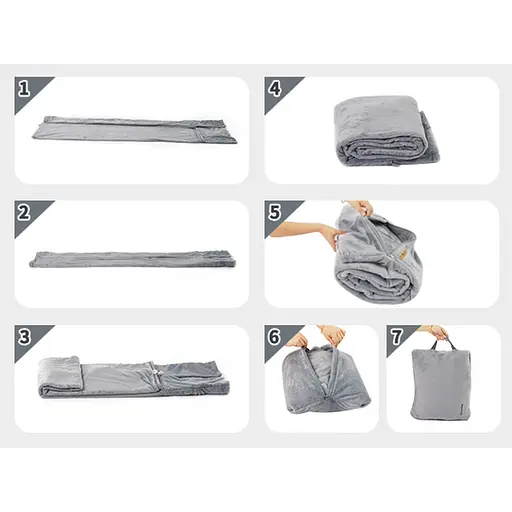 Спальный мешок - подушка Naturehike CNK2300SD022, светло-серый - фото 12