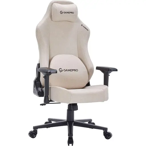 Ігрове крісло GamePro FGC750G Fabric Beige (FGC750G) - фото 1