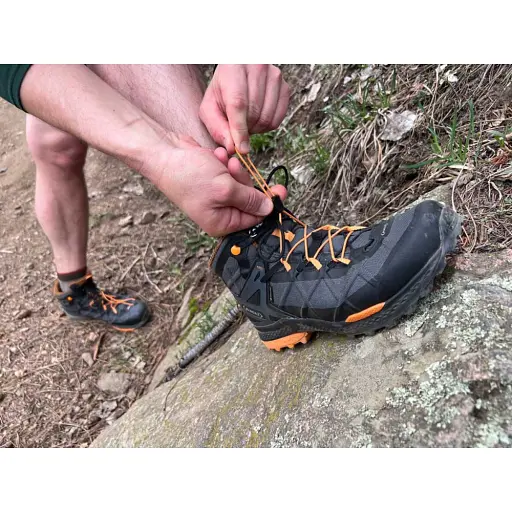 Ботинки AKU Rocket MID GTX 8.5 Black/Orange - фото 7