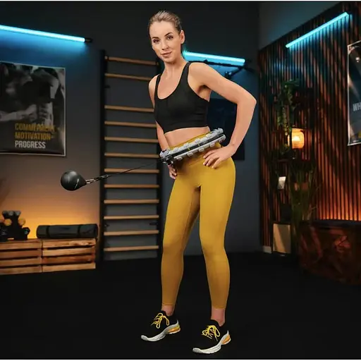 Хулахуп Trex Sport TX-020CHH массажный с утяжелителем и счетчиком серый - фото 3