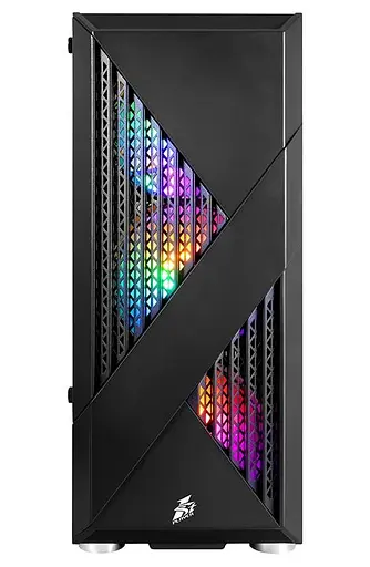 Корпус 1stPlayer F3-A-BK-4F1 Black без БЖ - фото 2