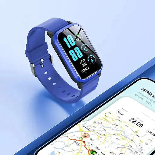 Детские смарт-часы Lemfo FA92 с поддержкой 4G и GPS Синий - фото 2