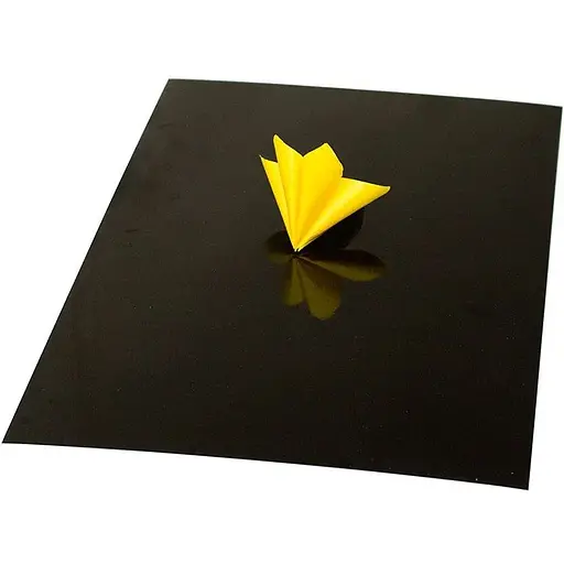 Картон для дизайна Зеркальный Черный/белый 25х35 см 280г/м2