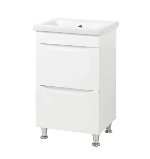 Тумба ПіК Пектораль + раковина Cersanit Como 50 см Білий 30412 - фото 1