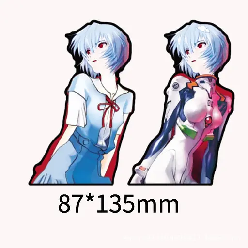 Голографічна наклейка Євангеліон Рей Аянамі Evangelion Rei Ayanami - фото 1
