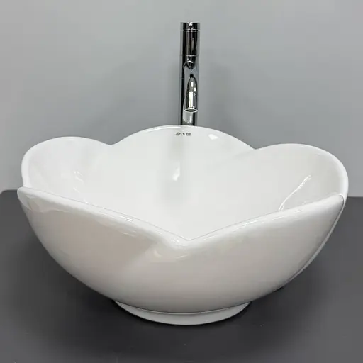 Умивальник VBI Rosolini white накладний VBI-012625, Білий - фото 2