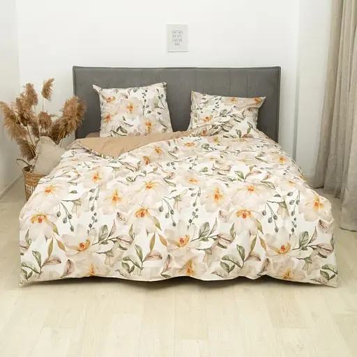 Комплект постільної білизни Viluta двоспальний ранфорс 24307 100% бавовна - фото 1