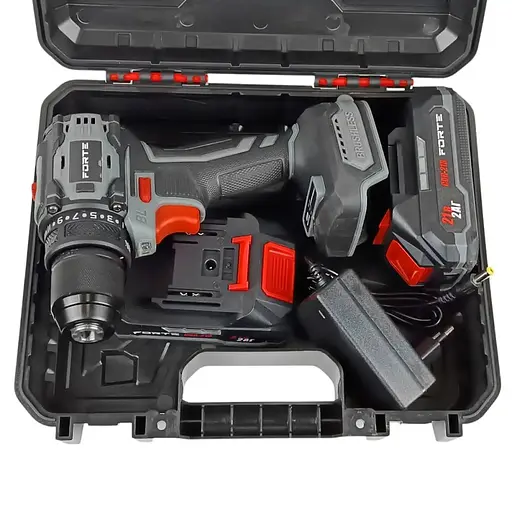 Аккумуляторный шуруповерт Forte CDR-21B (138116) - фото 6