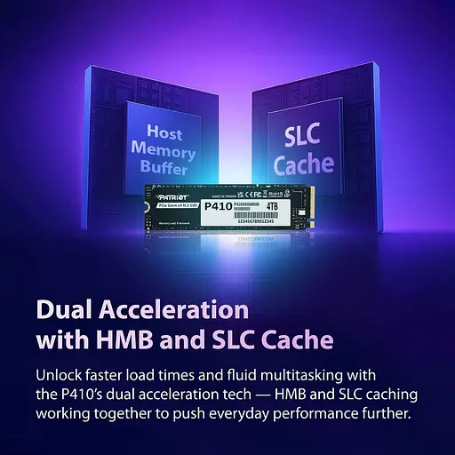Накопитель SSD Patriot m.2 NVMe 1Tb P410 PCIe 4.0x4 (P410P1TBM28H) - фото 6