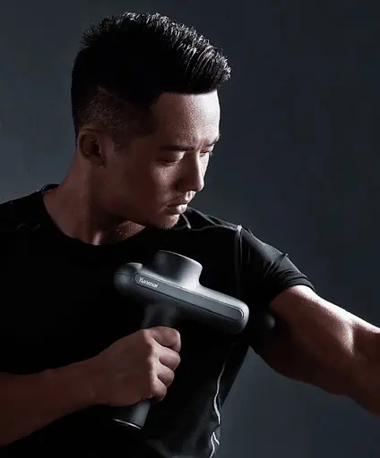 Перкуссионный мышечный ударный массажер Xiaomi Yunmai Pro basic 2600 мАч - фото 5