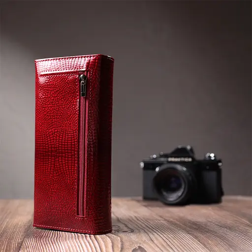 Кожаный женский кошелек ST Leather 18х9.5х2.5 см acs0029431 - фото 10