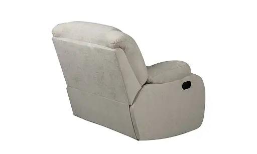 Крісло Ремо з гойдалкою та механічним реклайнером бежеве - фото 4