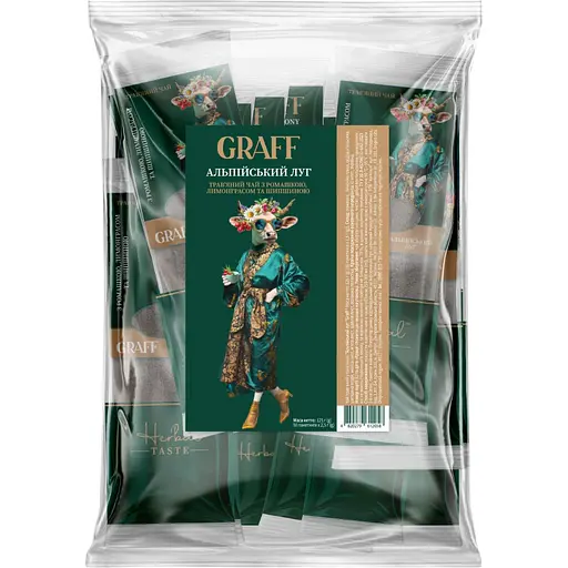 Уценка. Чай травяной Graff Альпийский луг 50 шт. x 2.5 г