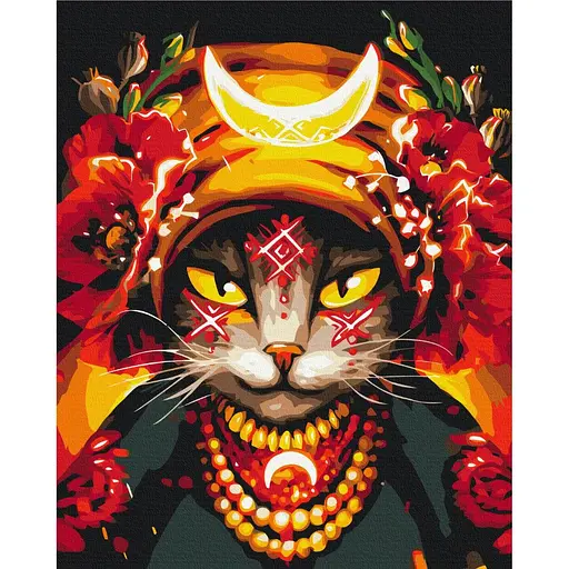 Картина по номерам Кошка Мольфарка Марианна Пащук Brushme 40x50 см разноцветная 000277012