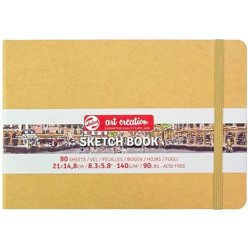 Блокнот для графики Royal Talens Art Creation А5 (14.8х21 см) 140г/м2 80л Kraft - фото 1