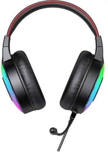 Игровая гарнитура Vinga HSCU-100 Gaming LED Black (HSCU-100) - фото 3