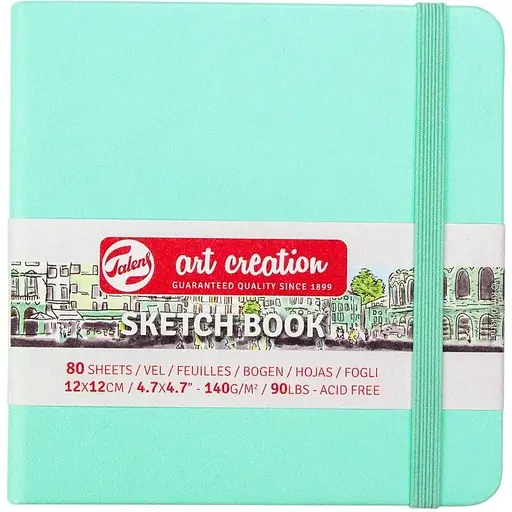 Блокнот для графіки Royal Talens Art Creation 12х12 см 140г/м2 80л Fresh Mint - фото 1