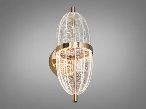 Настінне бра Romin LED золото 6 Вт овальна форма - фото 3