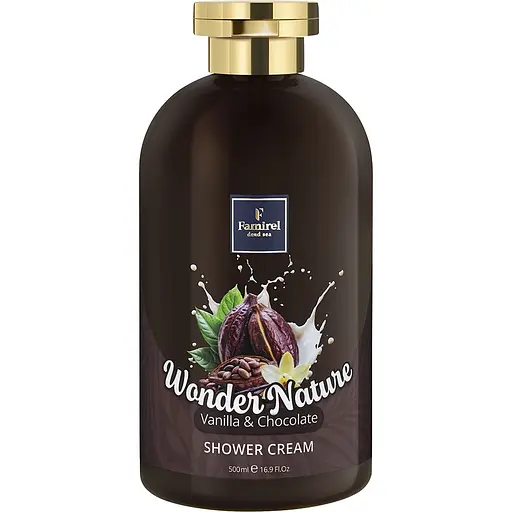 Крем-гель для душу Famirel Ваніль і Шоколад Wonder Nature Vanilla&Chocolate 500 мл