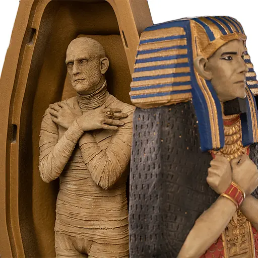Статуетка Universal Monsters The Mummy Art Scale 1/10 - фото 4