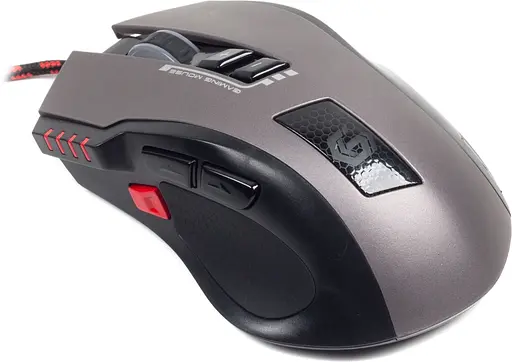 Миша Gembird MUSG-004 USB black grey - фото 3