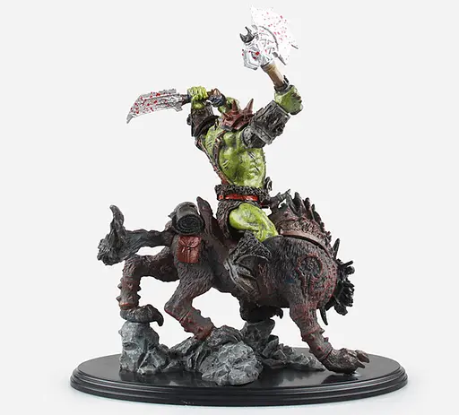 Фігурка World of Warcraft Orc Wolf Rider Riding Wolf Світ Військового Ремесла Орк Наїзник 26 см WOW 21.80 - фото 3