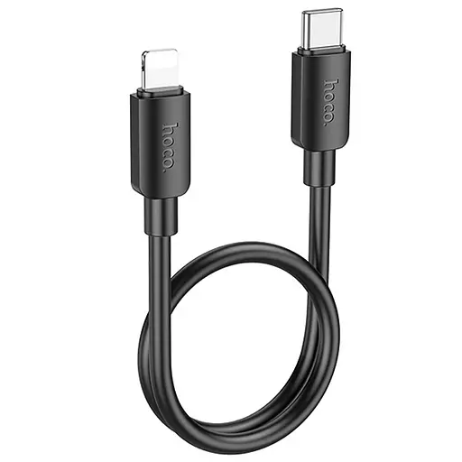 Дата кабель Hoco X96 Hyper Type-C to Lightning 20W (0.25m) Black
