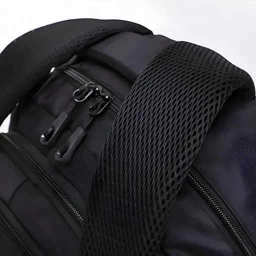 Універсальний міський рюкзак Justpack з ортопедичною спинкою чорний 31 х 48 х 19 см (5778) - фото 9