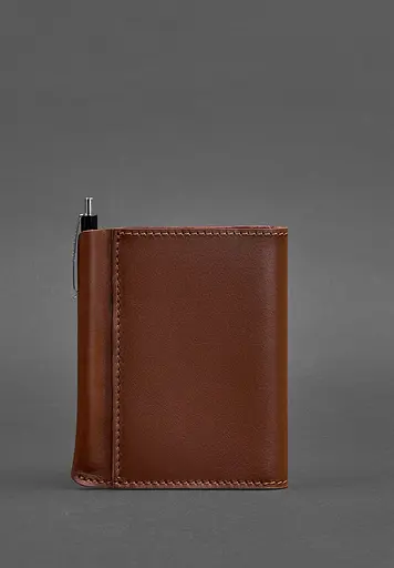 Шкіряне портмоне 2.0 світло-коричневе - фото 5