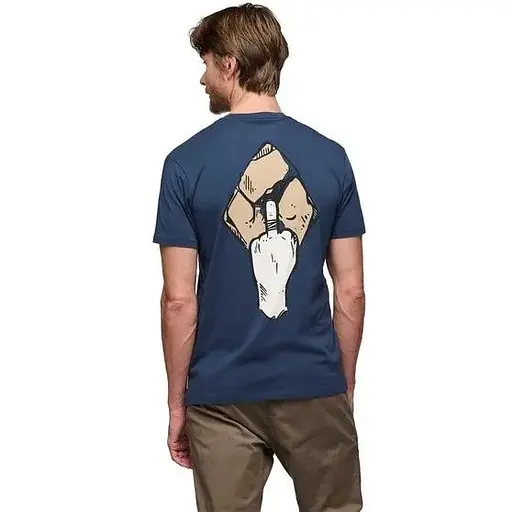 Футболка Black Diamond M MonoPocket SS Tee Indigo L (1033-BD 7302594013LRG1) - фото 5