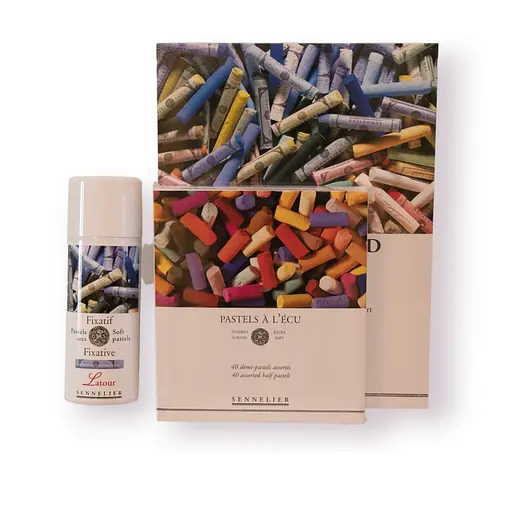 Подарочный набор пастели Sennelier, 40 1/2 + аксессуары
