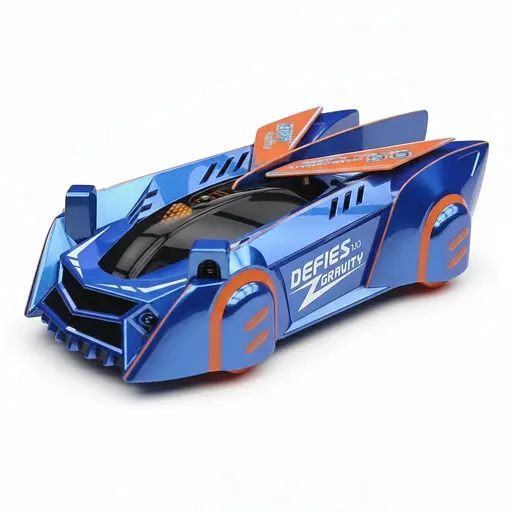 Радиоуправляемая антигравитационная машина R 701 S, лазерный пульт, 2 режима, аккумулятор 3.7V, подсветка фар, Синяя