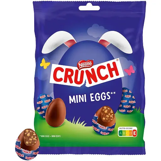Міні-яйця Crunch з рисовими кріспами 152 г - фото 1