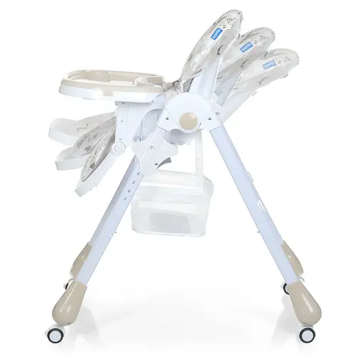 Мягкий стульчик для кормления Bambi M 3233 Mommy Bear Beige с корзинкой для игрушек - фото 5