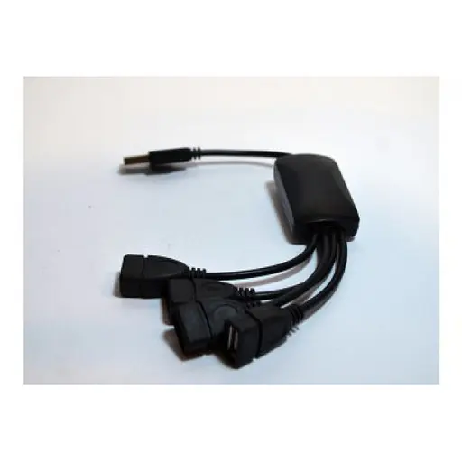 Хаб 4 порта гидра microUSB папа Otg - фото 2
