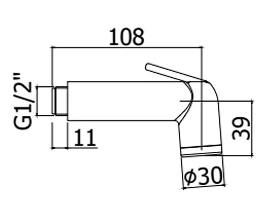 Бідетта Paffoni ZDOC 060 CR, Хром - фото 2