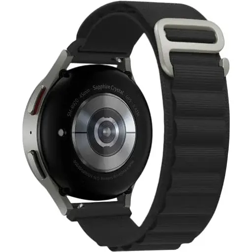 Ремінець DK CDK для Garmin Forerunner 165 / 165 Music 20mm Polyester Alpine Loop (015587) (black)
