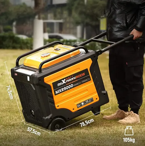 Генератор інверторний MaXpeedingRods 8.0 кВт Електричний старт/Дистанційний старт/ATS/Ручний стартер MXR9000 - фото 5