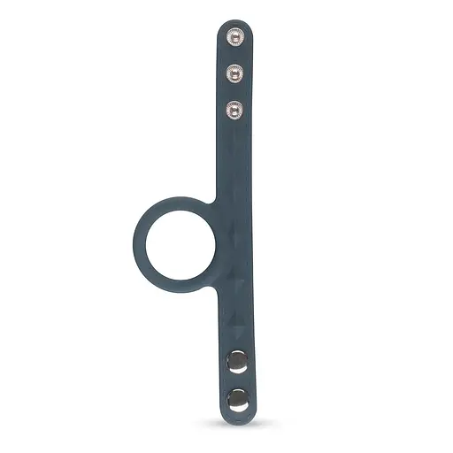 Эрекционное кольцо Boners Cock & Ball Strap L серый - фото 6