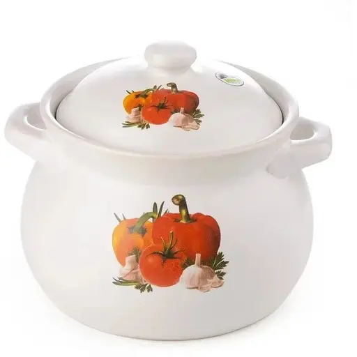 Керамическая кастрюля NCA2POT 2550ml White