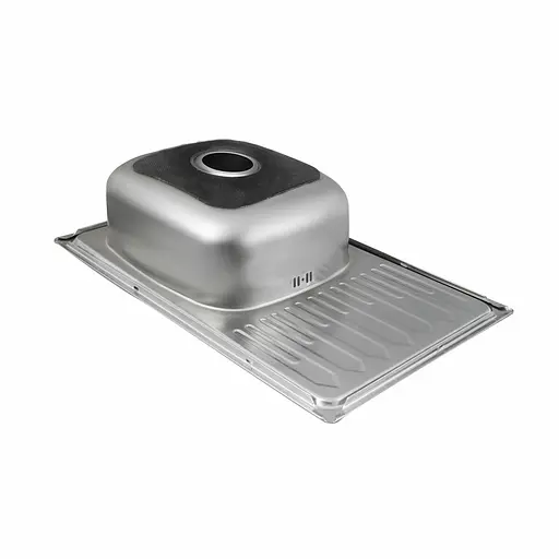 Кухонная мойка из нержавеющей стали Platinum сатин 7645 (0,8/180 мм), Satin - фото 5